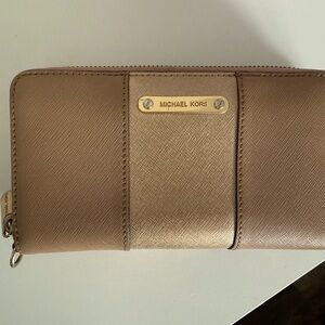 Michael Kors Gold Women's Wallet